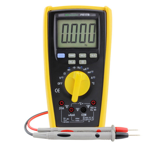 Digitální multimetr FK17B s automatickým nastavením měřících rozsahů Digitální multimetr FK17B s automatickým nastavením měřících rozsahů