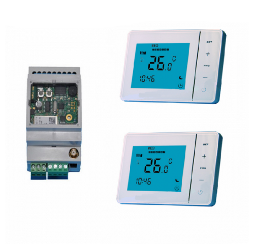 GSM Exeo Set pro zónové ovládání topení na dálku – 2 topné okruhy GSM Exeo Set pro zónové ovládání topení na dálku – 2 topné okruhy