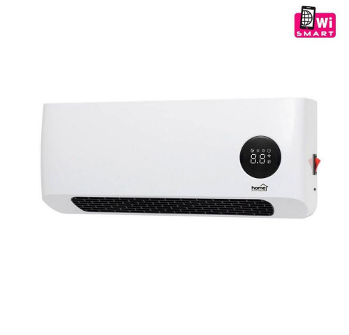 Smart PTC nástěnné topidlo s LED displejem a DO, WiFi, 1000W / 2000W, bílé