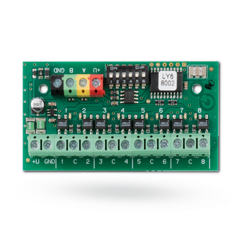 JB-118N Sběrnicový signální modul výstupů PG, 8 výstupů - Jablotron JB-118N Sběrnicový signální modul výstupů PG, 8 výstupů - Jablotron