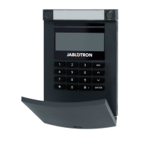 JA-154E-AN Bezdrátový přístupový modul s displejem, klávesnicí a RFID - antracitová JA-154E-AN Bezdrátový přístupový modul s displejem, klávesnicí a RFID - antracitová