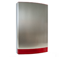 JA-1X1A-C-ST Nerezový kryt sirény JA-111A, JA-151A a JA-163A - červený blikač - Jablotron JA-1X1A-C-ST Nerezový kryt sirény JA-111A, JA-151A a JA-163A - červený blikač - Jablotron