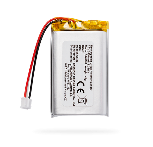 BAT-3V7-2500 Li-Polymer akumulátor pro JA-156E - Jablotron BAT-3V7-2500 Li-Polymer akumulátor pro JA-156E - Jablotron