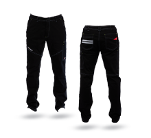 Unisex bavlněné pružné pracovní kalhoty - velikost L