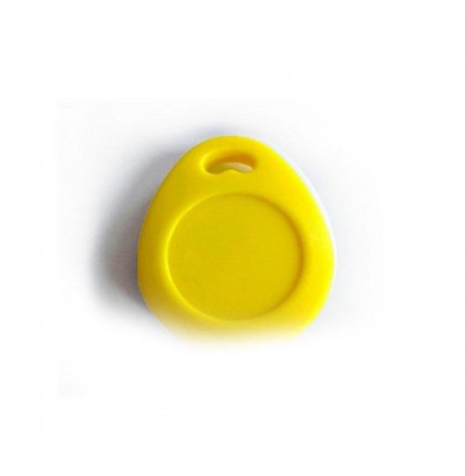 RFID přívěšek PC-02 žlutý, kvalitní a mechanicky odolný