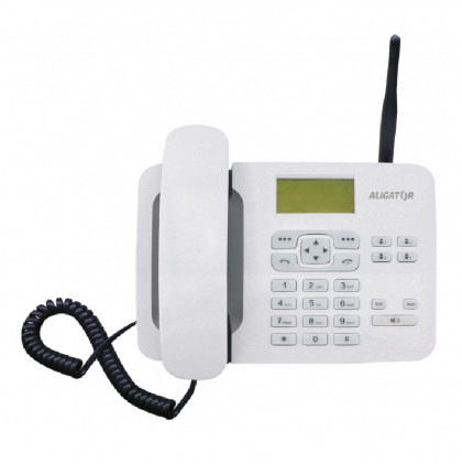 ALIGATOR T100 bílý, stolní GSM telefon