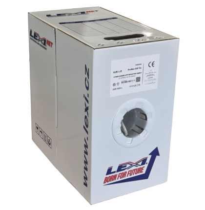 LEXI-Net instalační kabel Cat 5e UTP PVC (Eca) 305m box bílý RAL9003