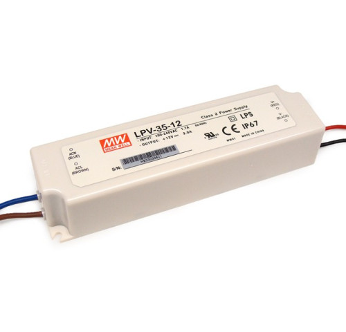 MEAN WELL LPV-35-12 napájecí zdroj pro LED 35W 12V