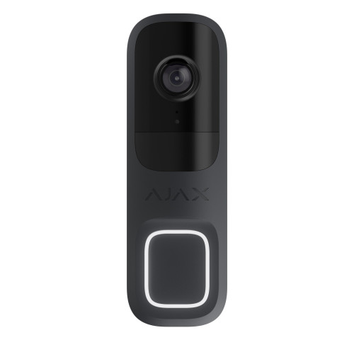 Doorbell, 4 Mp, 155°, IR 6m, AI Analytics, Wi-fi, H.264, HDR, PIR detektor, IP54, 12VDC/24VAC, grafitová