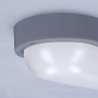Solight LED venkovní osvětlení oválné, 13W, 910lm, 4000K, IP54, 21cm, šedá barva