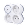 Solight přepěťová ochrana do zásuvky, 570J, 3 zásuvky
