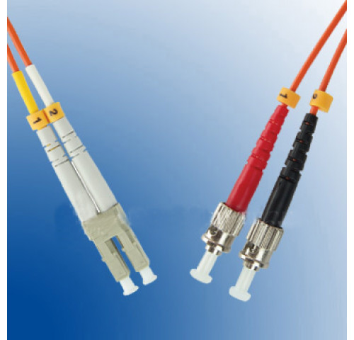 LEXI-Net Patch kabel 62,5/125, LC-ST, 1m duplex