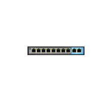 BCS-B-SP0802G 8portový PoE switch, exPoE, 8× PoE 100 Mbps, 2× RJ45 uplink – přenos…