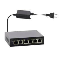 S64-40W 6portový switch – 4x PoE 10/100Mbps + 2x uplink RJ45 10/100Mbps, PoE… S64-40W 6portový switch – 4x PoE 10/100Mbps + 2x uplink RJ45 10/100Mbps, PoE…