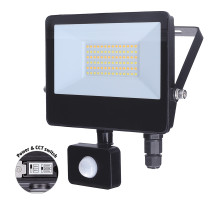 Solight LED reflektor se senzorem TOP, 30W, max. 3900lm, 3CCT, volitený výkon 100/66%, IP65, rychlospojka Solight LED reflektor se senzorem TOP, 30W, max. 3900lm, 3CCT, volitený výkon 100/66%, IP65, rychlospojka