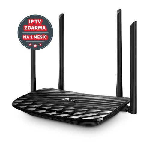 WiFi router TP-Link Archer C6 AC1200 dual AP, 4x GLAN/ 300Mbps 2,4/ 867Mbps 5GHz, OneMesh WiFi router TP-Link Archer C6 AC1200 dual AP, 4x GLAN/ 300Mbps 2,4/ 867Mbps 5GHz, OneMesh