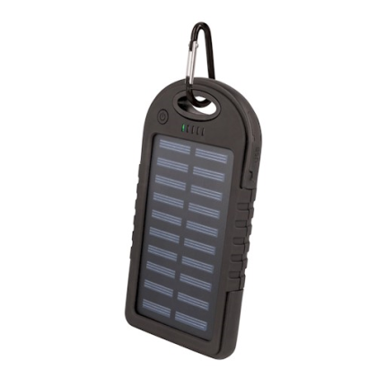 Solární powerbanka Setty PB-016 5000mAh, 5W černá