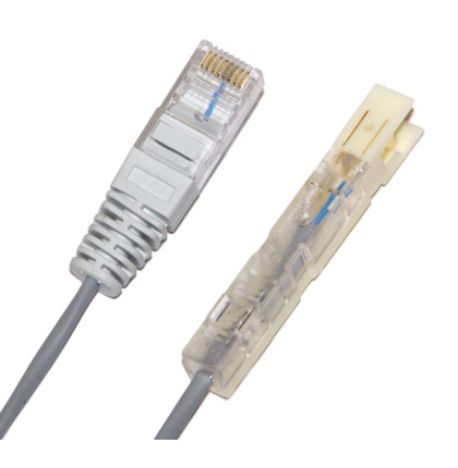 Patch kabel telefonní 1 pár RJ45 / 110  - 2 polový 1m