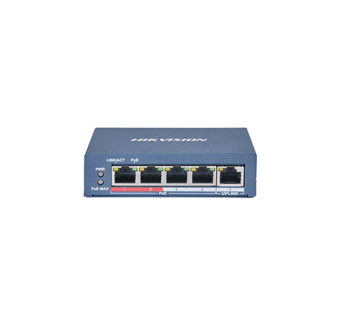 DS-3E0105P-E(B) 5 portový switch - 4x PoE 30W 10/100Mbps + 1x uplink RJ-45 10/100Mbps, PoE… DS-3E0105P-E(B) 5 portový switch - 4x PoE 30W 10/100Mbps + 1x uplink RJ-45 10/100Mbps, PoE…