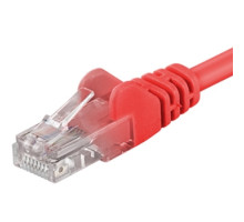 PremiumCord Patch kabel UTP RJ45-RJ45 CAT6 0.25m červená