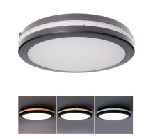Solight LED osvětlení Gari, 26W, 2340lm, 3CCT, IP65, 30cm, černá