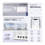 WiFi router TP-Link Mercusys Halo H37BE(3-pack) WiFi 7, BE6500, 2x 2.5GLAN, 1x GLAN, 2,4/5 GHz WiFi router TP-Link Mercusys Halo H37BE(3-pack) WiFi 7, BE6500, 2x 2.5GLAN, 1x GLAN, 2,4/5 GHz