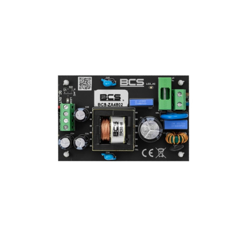 BCS-ZA4802 napájecí zdroj 48 V – výkon 90 W, výstupní napětí 48 V DC (±3 %), účinnost… BCS-ZA4802 napájecí zdroj 48 V – výkon 90 W, výstupní napětí 48 V DC (±3 %), účinnost…