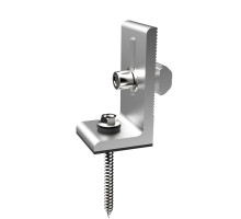 Hliníkový L adaptér, samořezný a profilový šroub M8