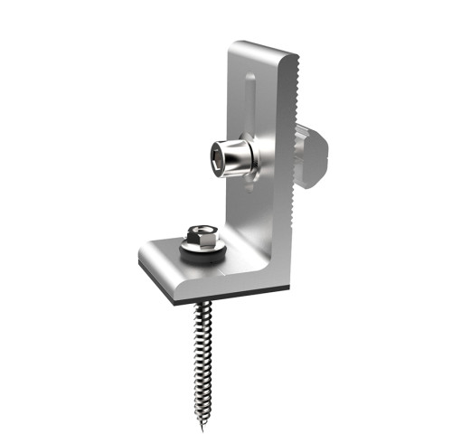 Hliníkový L adaptér, samořezný a profilový šroub M8