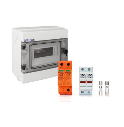 SET - Rozvaděč PROFI DC 1000V pro 1 string T2 (C) pro fotovoltaiku SET - Rozvaděč PROFI DC 1000V pro 1 string T2 (C) pro fotovoltaiku