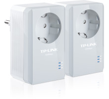 Powerline ethernet TP-Link TL-PA4010P KIT nano adaptér (600 Mbps), průch. zásuvka