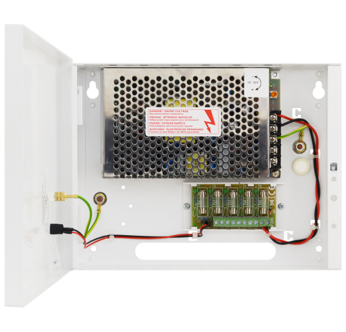 Pulsar CP-PR-105 Bezpečnostní zdroj pro nezávislé napájení pěti kamer Pulsar CP-PR-105 Bezpečnostní zdroj pro nezávislé napájení pěti kamer