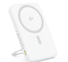 Bezdrátová powerbanka Baseus PicoGo Qi2 5000mAh, 20W bílá