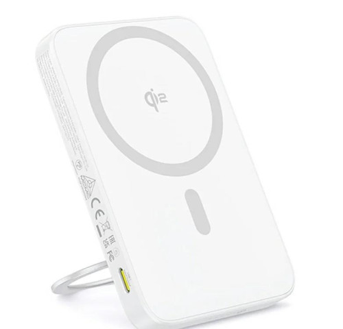 Bezdrátová powerbanka Baseus PicoGo Qi2 5000mAh, 20W bílá