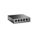 Switch TP-Link TL-SF1005P 5x LAN, 4xPoE, 58W, kov