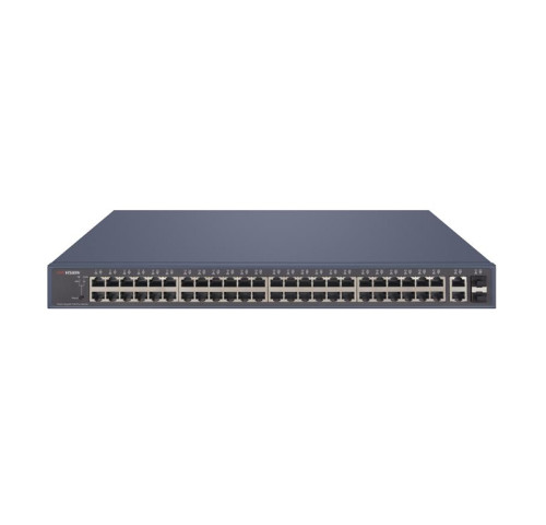 DS-3E1552P-SI 52 portový switch - 48x PoE 30W 1Gbps + 2x uplink SFP slot 1Gbps + 2x…
