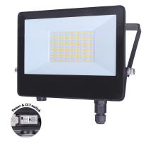 Solight LED reflektor TOP, 50W, max. 6500lm, 3CCT, volitený výkon 100/60%, IP65, rychlokonektor Solight LED reflektor TOP, 50W, max. 6500lm, 3CCT, volitený výkon 100/60%, IP65, rychlokonektor