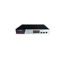 DS-3E2510P(B) 8x POE | 8x 1 Gb | 2x 1 Gb SFP port | výkon 130 W | Plný management L2