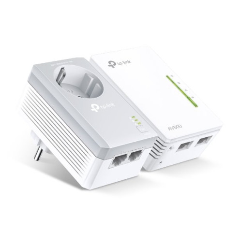 Powerline ethernet TP-Link TL-WPA4226 KIT AV2 600Mbps, WiFi, set TL-WPA4220 a TL-PA4020P, OneMesh