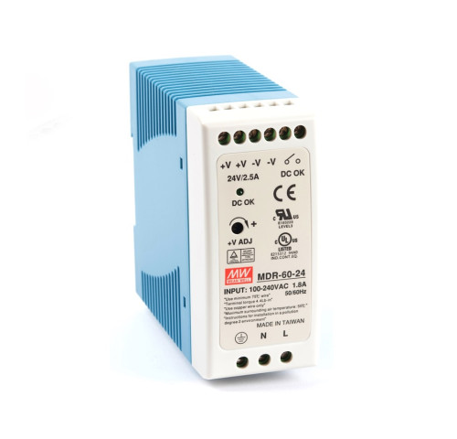 MEAN WELL MDR-60-24 Spínaný zdroj na DIN lištu 60W 24V