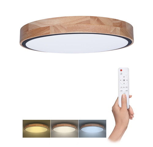 Solight LED osvětlení s dálkovým ovladačem Iron Oak, 48W, 3360lm, 40cm, změna chromatičnosti, stmívatelné Solight LED osvětlení s dálkovým ovladačem Iron Oak, 48W, 3360lm, 40cm, změna chromatičnosti, stmívatelné
