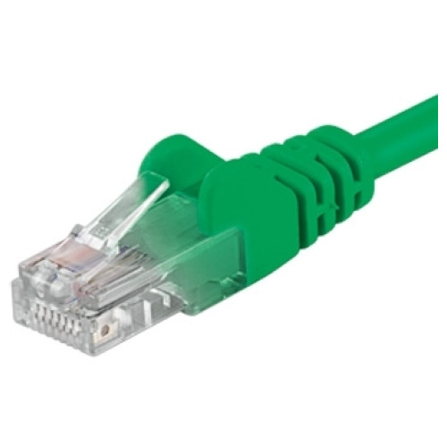PremiumCord Patch kabel UTP RJ45-RJ45 CAT6 1,5m zelená