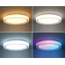 Solight LED osvětlení s dálkovým ovladačem Floco, 30W + 6W RGB, 2100lm, 40cm, změna chromatičnosti, stmívatelné