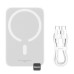 Bezdrátová powerbanka Baseus Magnetic Mini Air 6000mAh, 20W bílá