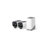 Venkovní kamera se solárním nabíjením Anker eufy S3 Pro (sada 2ks+jednotka HomeBase 3), 4K bílá