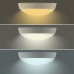 Solight LED venkovní osvětlení se senzorem, 3 CCT,  15/18/20W, 1800lm, 22cm, 2v1 - bílý a černý kryt