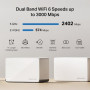WiFi router TP-Link Mercusys Halo H85X(2-pack) WiFi 6, AX3000, 1x 2,5GLAN, 2x GLAN2,4/5 GHz