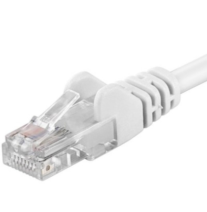 PremiumCord Patch kabel UTP RJ45-RJ45 CAT6 7m bílá