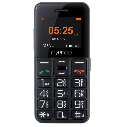 Telefon myPhone Halo Easy Senior černý