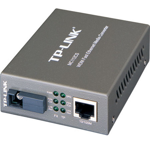 Převodník TP-Link MC112CS WDM Transceiver, 10/100, support SC fiber singlmode Převodník TP-Link MC112CS WDM Transceiver, 10/100, support SC fiber singlmode